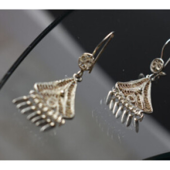 Vintage 925 Sterling Silver Earrings