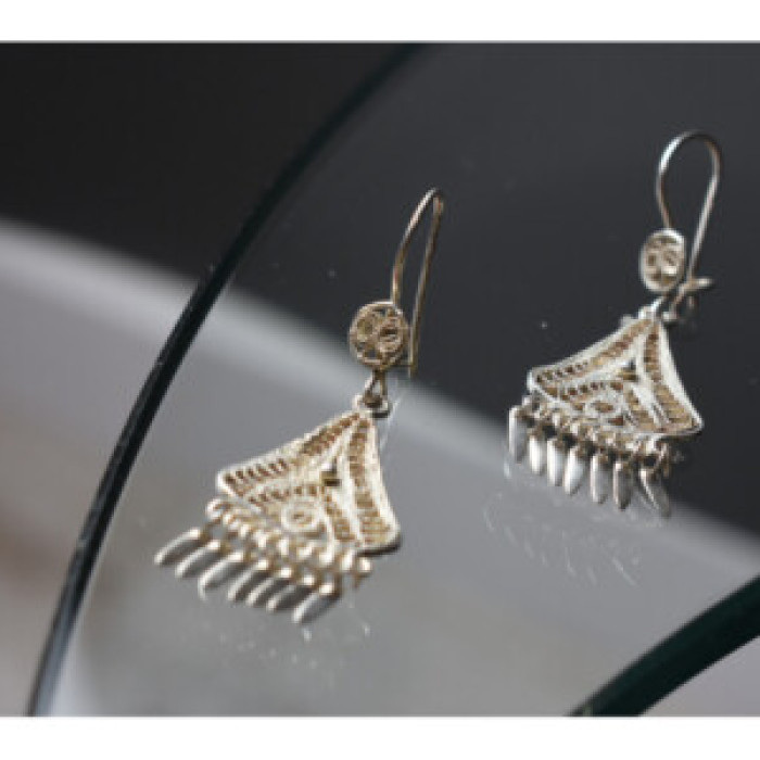 Vintage 925 Sterling Silver Earrings