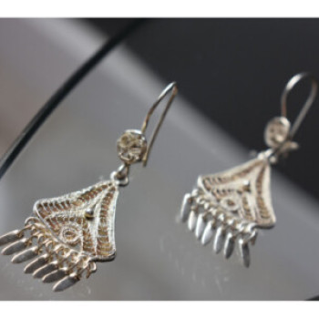 Vintage 925 Sterling Silver Earrings