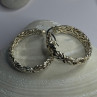 Elegant Design 925 Sterling Silver Earrings Length 1 Inch