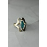 925 Sterling Silver Chinese Turquoise Ring Size 6.75 Mexico