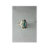 925 Sterling Silver Chinese Turquoise Ring Size 6.75 Mexico