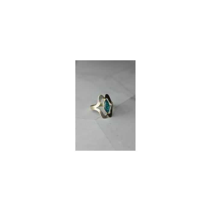 925 Sterling Silver Chinese Turquoise Ring Size 6.75 Mexico