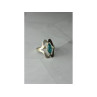 925 Sterling Silver Chinese Turquoise Ring Size 6.75 Mexico