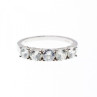 925 Sterling Silver Goshenite Ring Size 8.5