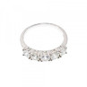 925 Sterling Silver Goshenite Ring Size 8.5
