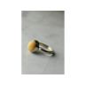 925 Sterling Silver Amber Ring Size 8.5