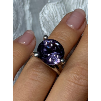 925 STERLING SILVER SAPPHIRE 10 Ct RING SIZE 4.5