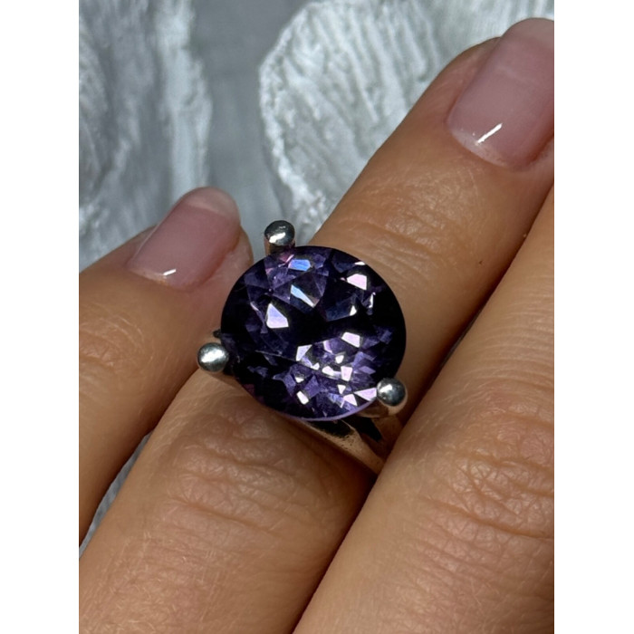 925 STERLING SILVER SAPPHIRE 10 Ct RING SIZE 4.5