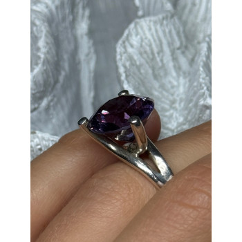 925 STERLING SILVER SAPPHIRE 10 Ct RING SIZE 4.5