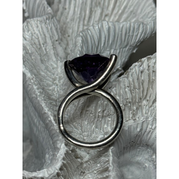 925 STERLING SILVER SAPPHIRE 10 Ct RING SIZE 4.5