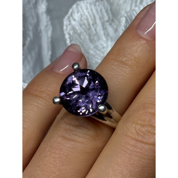 925 STERLING SILVER SAPPHIRE 10 Ct RING SIZE 4.5