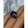 925 STERLING SILVER SAPPHIRE 10 Ct RING SIZE 4.5