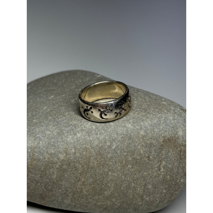 925 Sterling Silver Lizard Ring Size 7