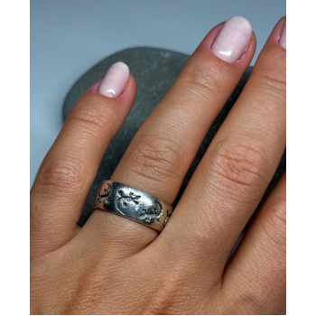 925 Sterling Silver Lizard Ring Size 7