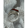 925 Sterling Silver Agate Ring Size 7