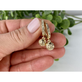 14K YELLOW GOLD  EARRINGS