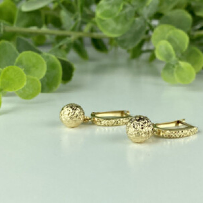 14K Yellow Gold Earrings