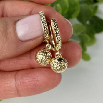 14K Yellow Gold Earrings