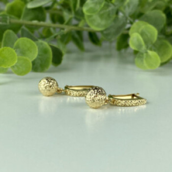 14K Yellow Gold Earrings