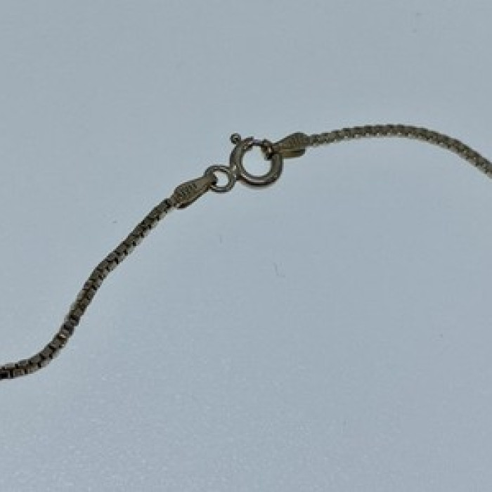 925 Sterling Silver CZ & Marcasites Chain With Cross