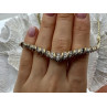 925 Sterling Silver Gold Plated Diamonds Necklace