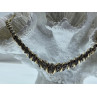 925 Sterling Silver Gold Plated Diamonds Necklace