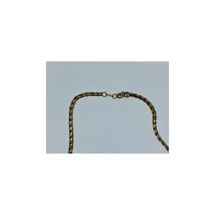 925 Sterling Silver Gold Plated Diamonds Necklace