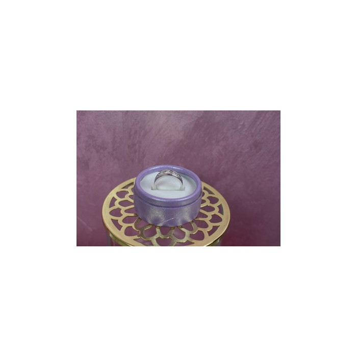 925 Sterling Silver CZ Band Ring Size 9.75