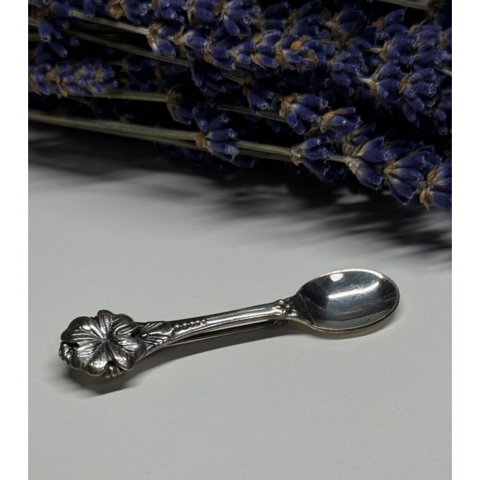 925 Sterling Silver Spoon Brooch
