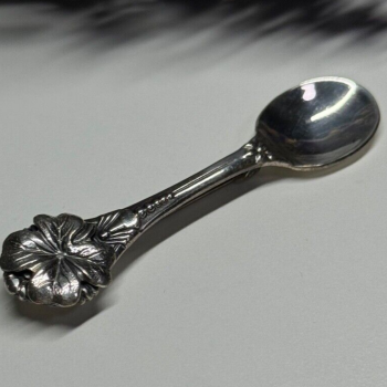 925 Sterling Silver Spoon Brooch