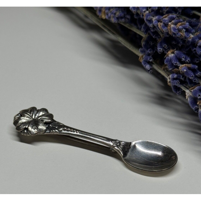 925 Sterling Silver Spoon Brooch