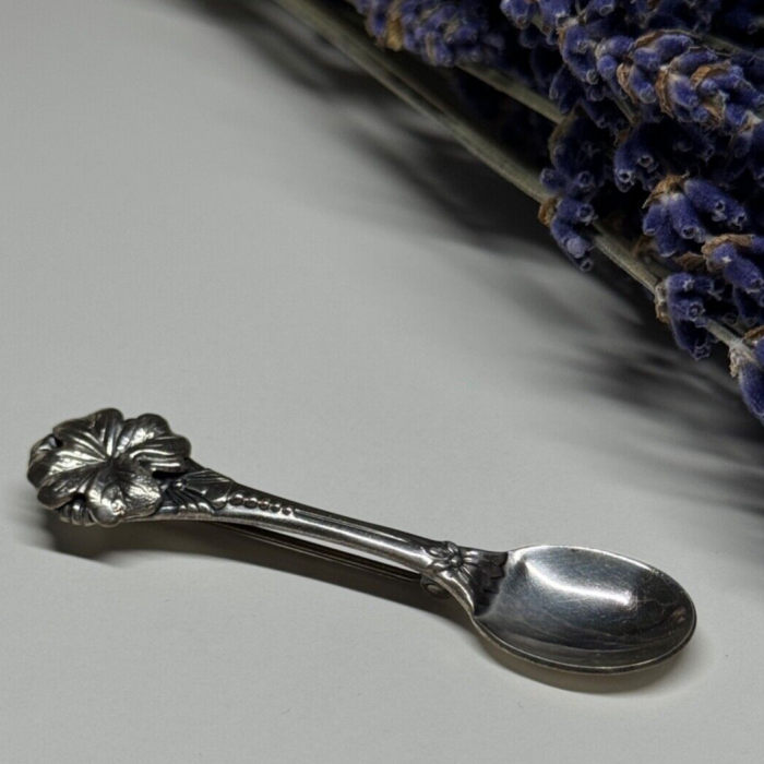 925 Sterling Silver Spoon Brooch