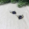 Avon 925 Sterling Silver Iolite Stud Earrings