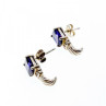 Avon 925 Sterling Silver Iolite Stud Earrings