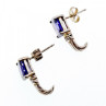 Avon 925 Sterling Silver Iolite Stud Earrings