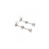 10K WHITE GOLD DIAMONDS STUD EARRINGS