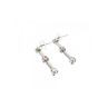 10K WHITE GOLD DIAMONDS STUD EARRINGS