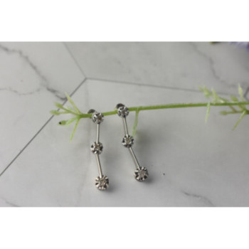 10K WHITE GOLD DIAMONDS STUD EARRINGS