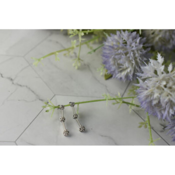 10K WHITE GOLD DIAMONDS STUD EARRINGS