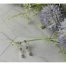 10K White Gold Diamonds Stud Earrings