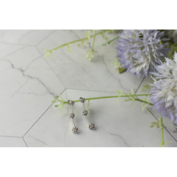 10K WHITE GOLD DIAMONDS STUD EARRINGS