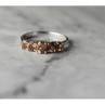 925 Sterling Silver Hessonite Ring Size 8