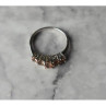 925 Sterling Silver Hessonite Ring Size 8