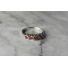 925 Sterling Silver Hessonite Ring Size 8