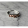 925 Sterling Silver Hessonite Ring Size 8