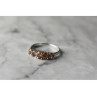 925 Sterling Silver Hessonite Ring Size 8