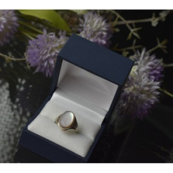 925 Sterling Silver Mother Of Pearl Ring Size 6.5