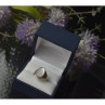 925 Sterling Silver Mother Of Pearl Ring Size 6.5