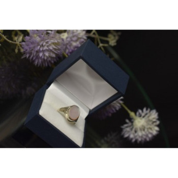 925 Sterling Silver Mother Of Pearl Ring Size 6.5